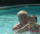 Swimming with Papa
