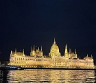 Parliament at night - by Eliza