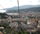 Rapallo from aerial tram