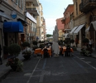 On street dining, San Remo