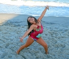 Beach dancing