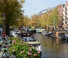 Canal with houseboats