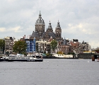 View from Amsterdam harbor