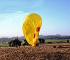 Balloon takeoff  Napa balloon