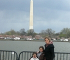 At the Washington monument