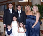 At Lesley's wedding