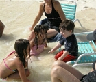 Beach laughs