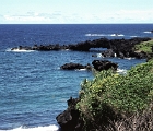 Kauai black sand beach