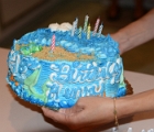 Beach birthday cake