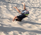 Flippin' in the sand