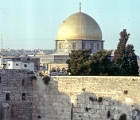 Wailing wall and Dome of Rock