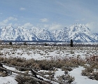 Teton range panorama