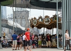 Carousel and Brooklyn bridge  Carousel and Brooklyn Bridge