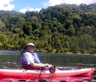 Lou in kayak