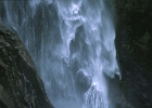 MilfordFalls  Waterfall, Milford Sound, New Zealand